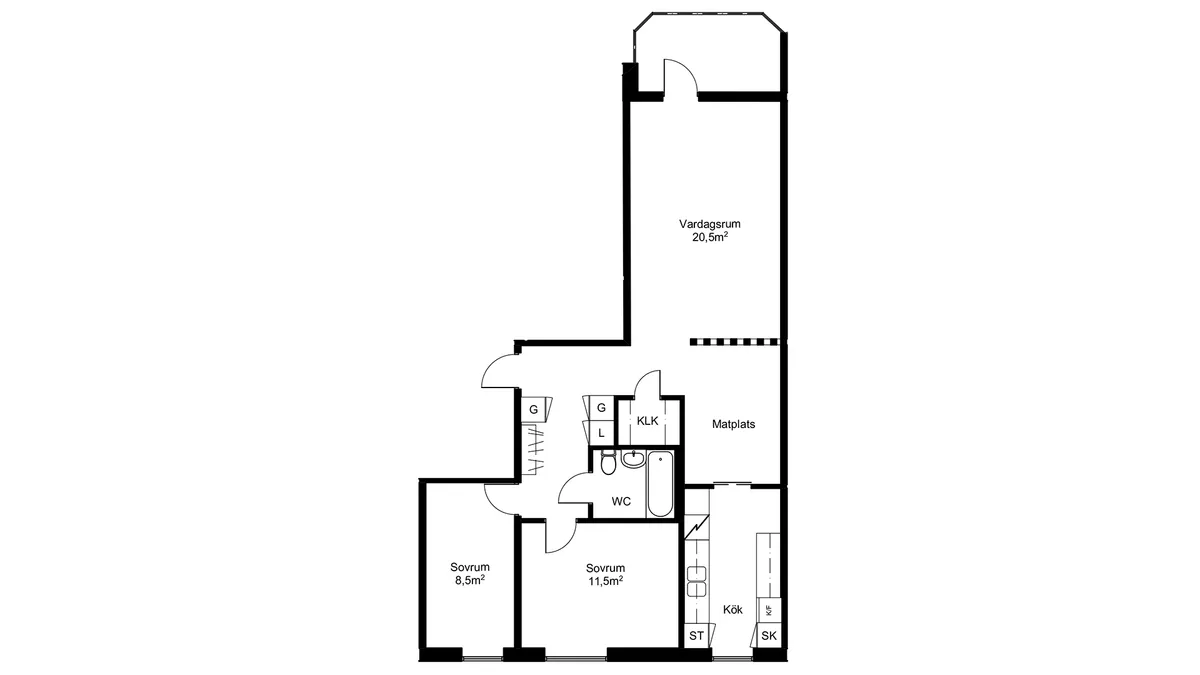 Hyreslägenhet på Västerås i vasteras