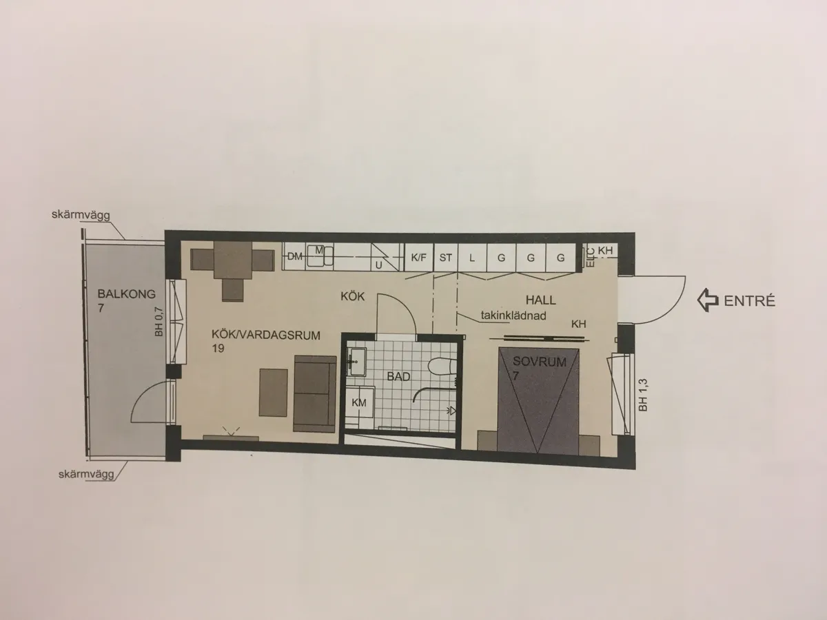 Hyreslägenhet på Täby i taby