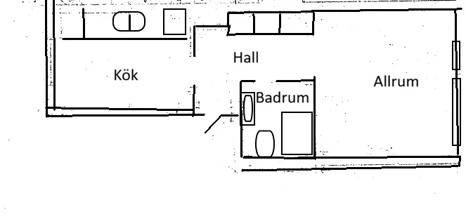 Hyreslägenhet på Borlänge i borlange