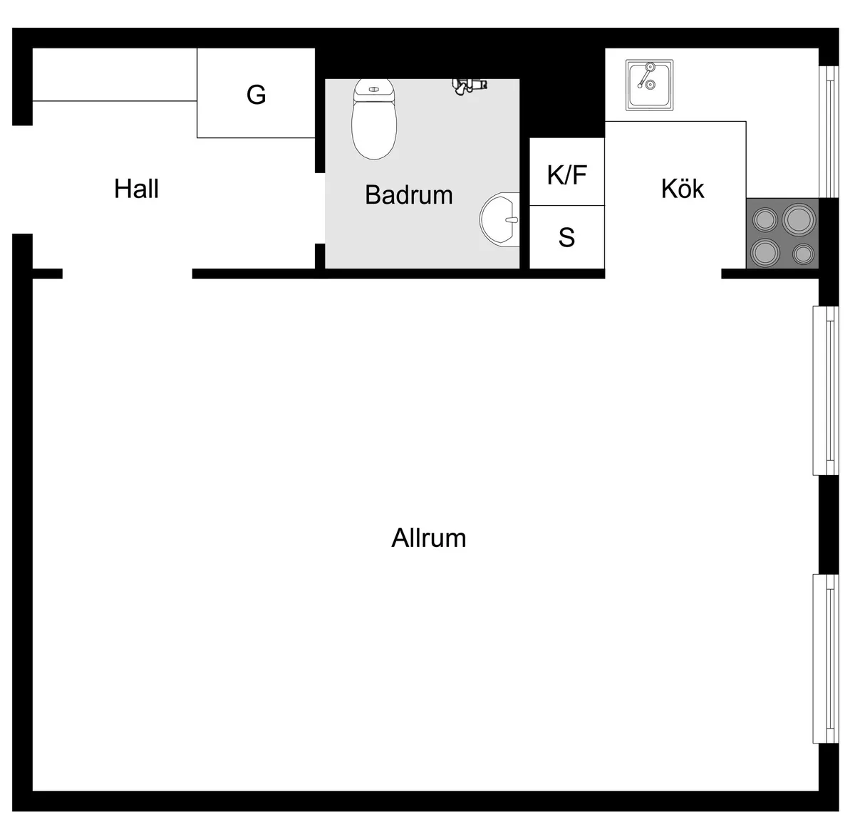 Hyreslägenhet på Stockholm i stockholm