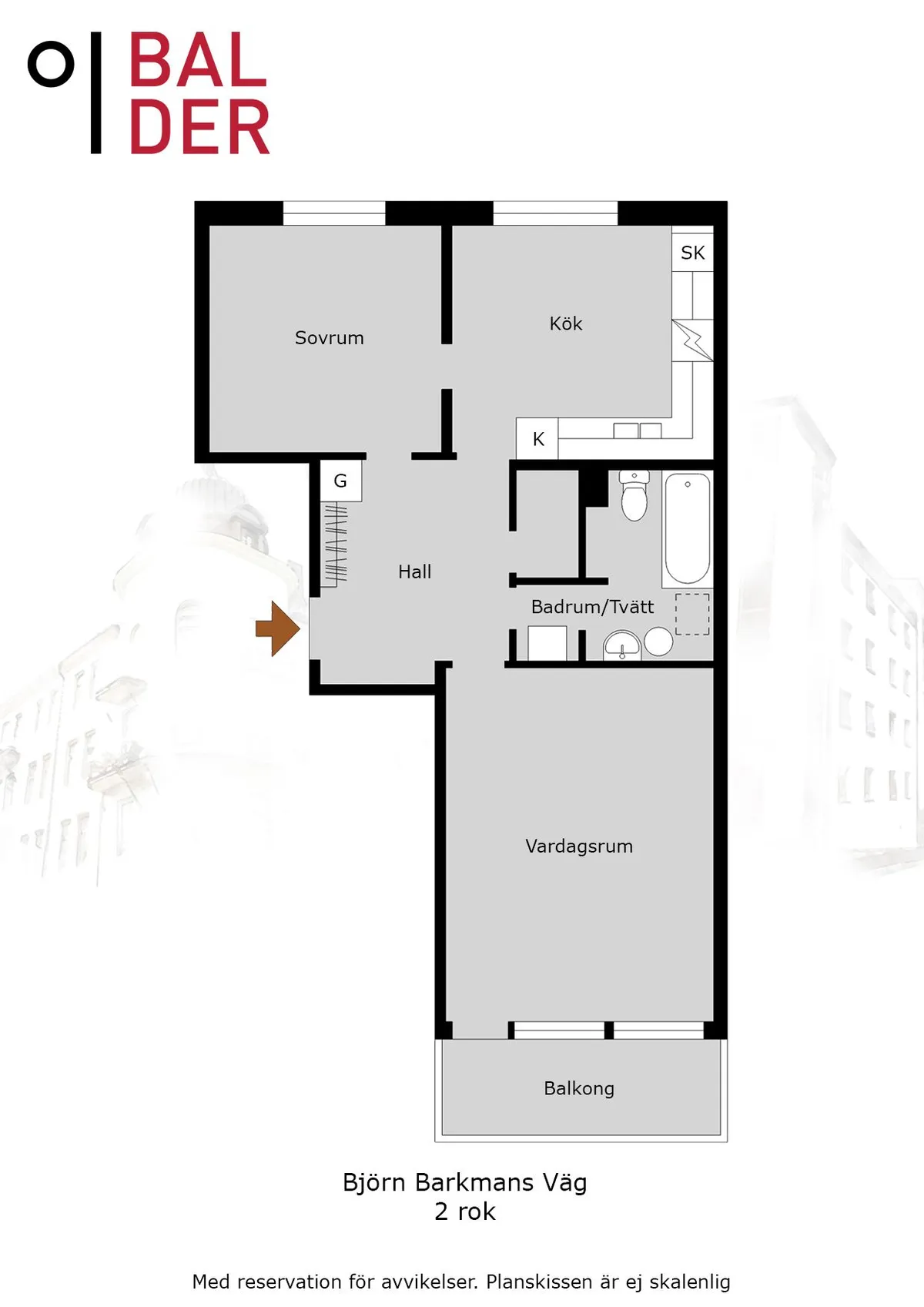 Hyreslägenhet på Ösmo i osmo