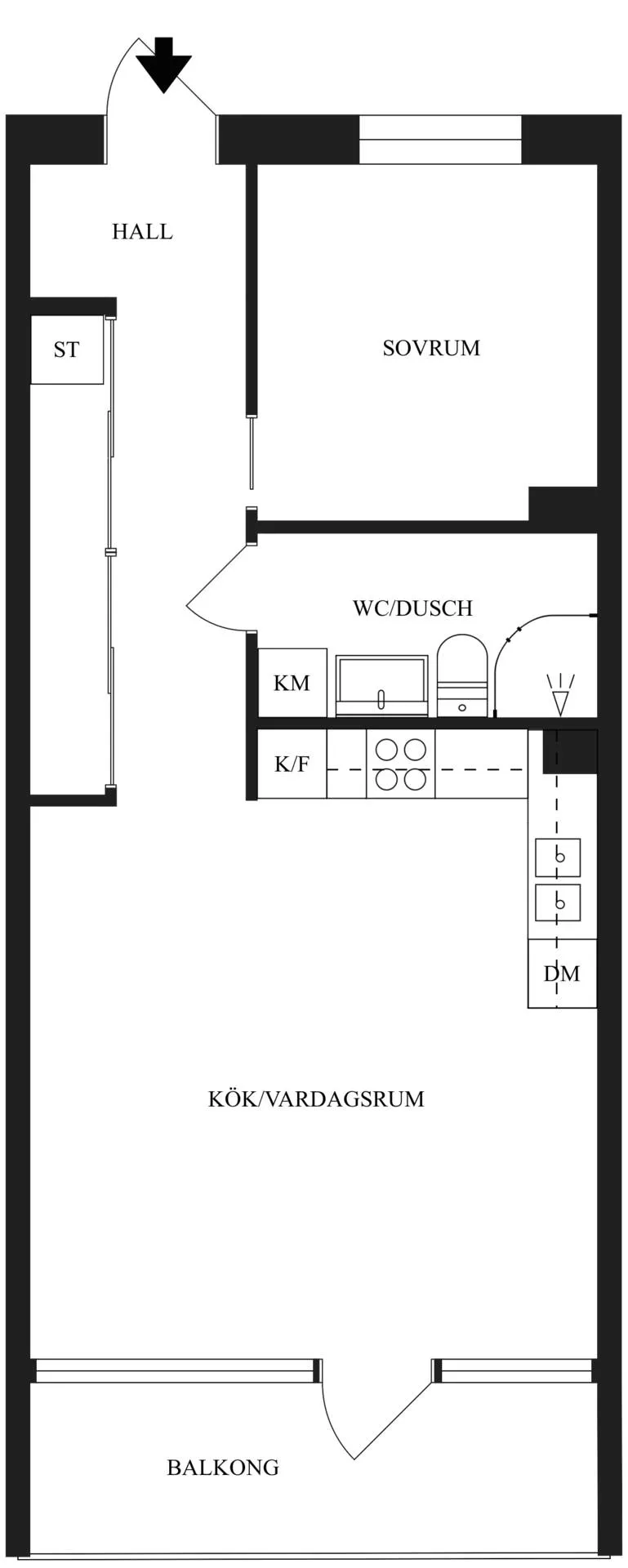 Hyreslägenhet på Norrköping i norrkoping