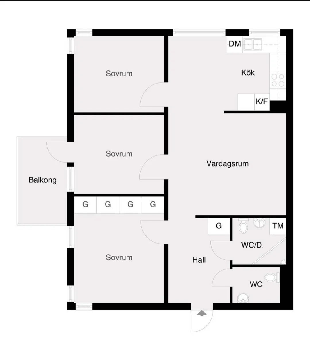 Hyreslägenhet på Upplands Väsby i upplands-vasby