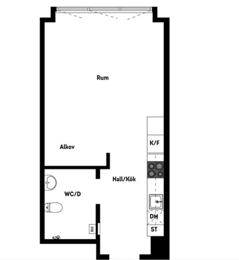 Hyreslägenhet på Växjö i vaxjo