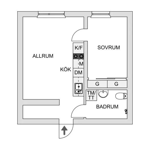 Hyreslägenhet på Bandhagen i bandhagen