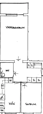Hyreslägenhet på Katrineholm i katrineholm