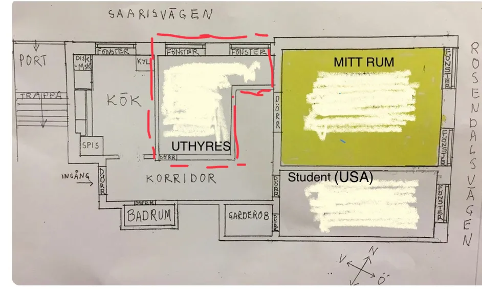 Hyreslägenhet på Malmö i malmo