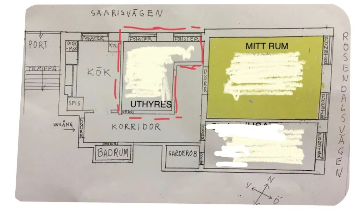 Hyreslägenhet på Malmö i malmo