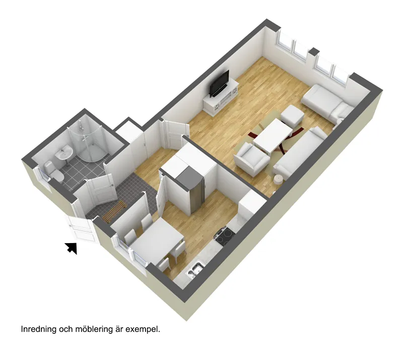 Hyreslägenhet på Borås i boras