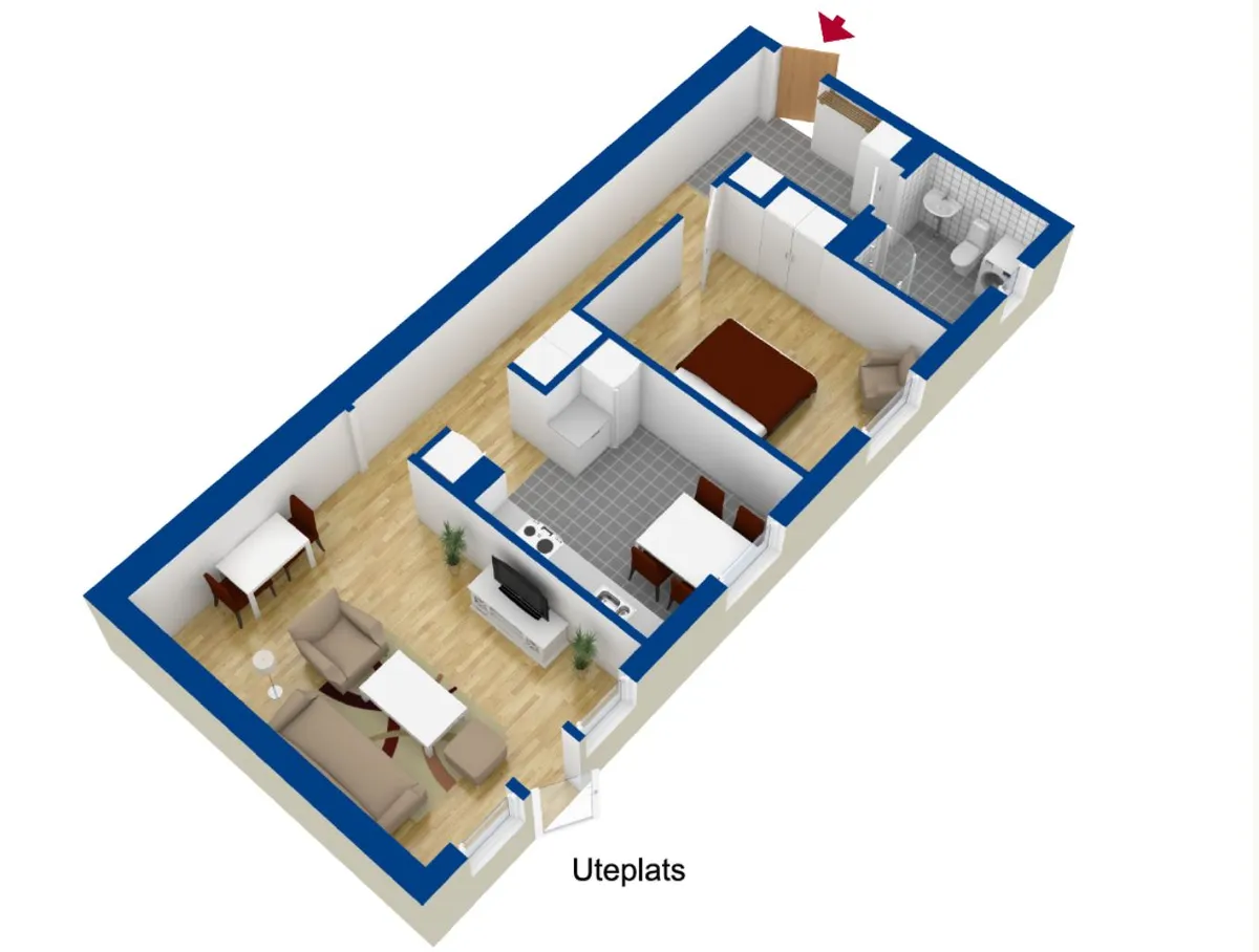 Hyreslägenhet på Halmstad i halmstad