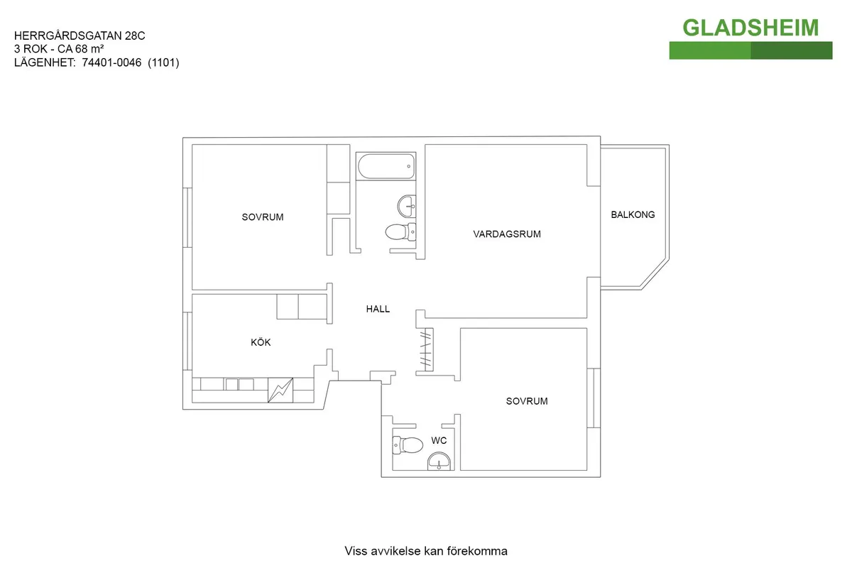 Hyreslägenhet på Arboga i arboga