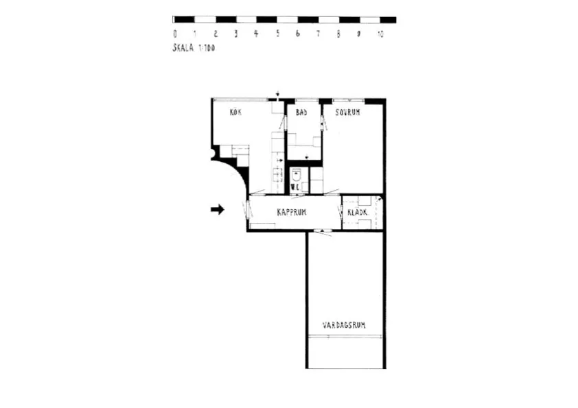 Hyreslägenhet på Bandhagen i bandhagen