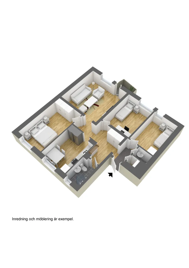 Hyreslägenhet på Borås i boras