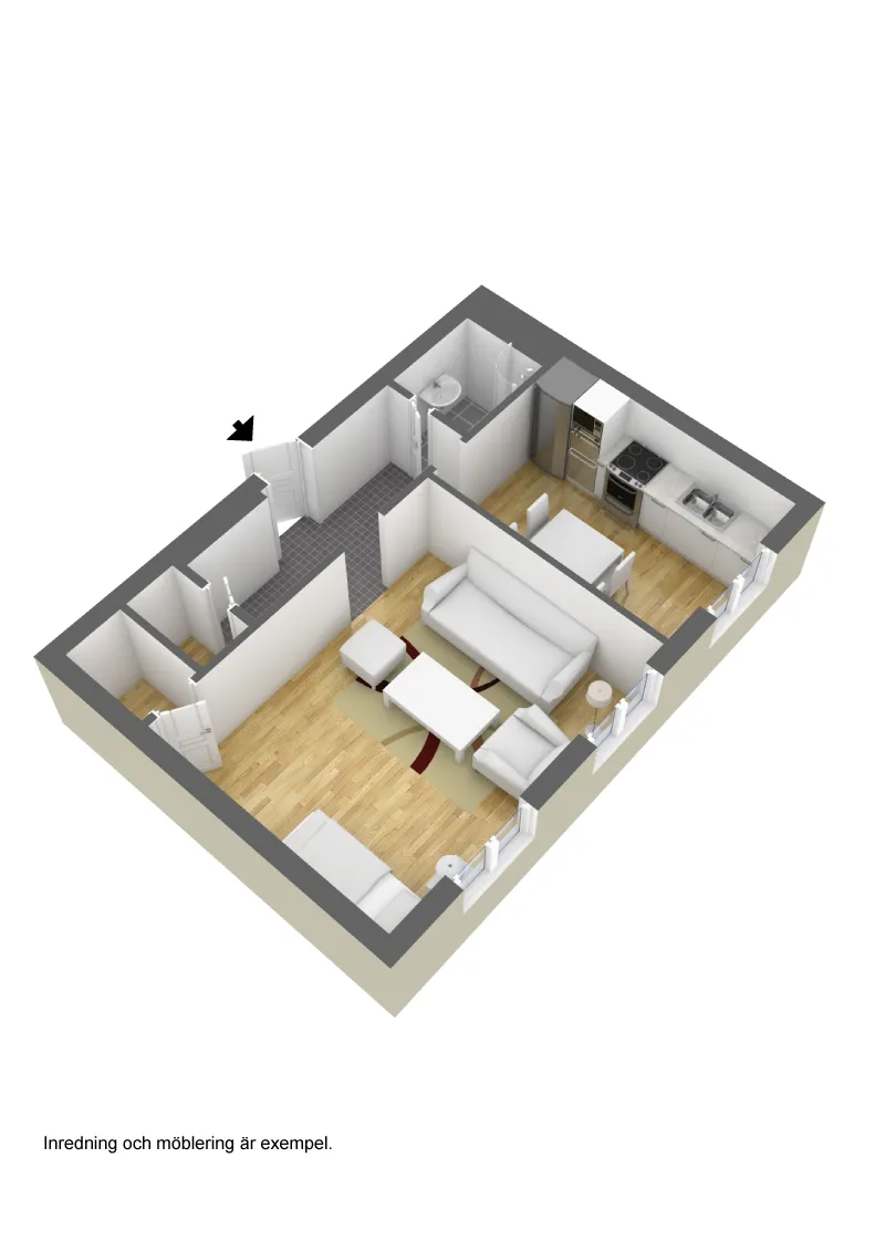 Hyreslägenhet på Borås i boras