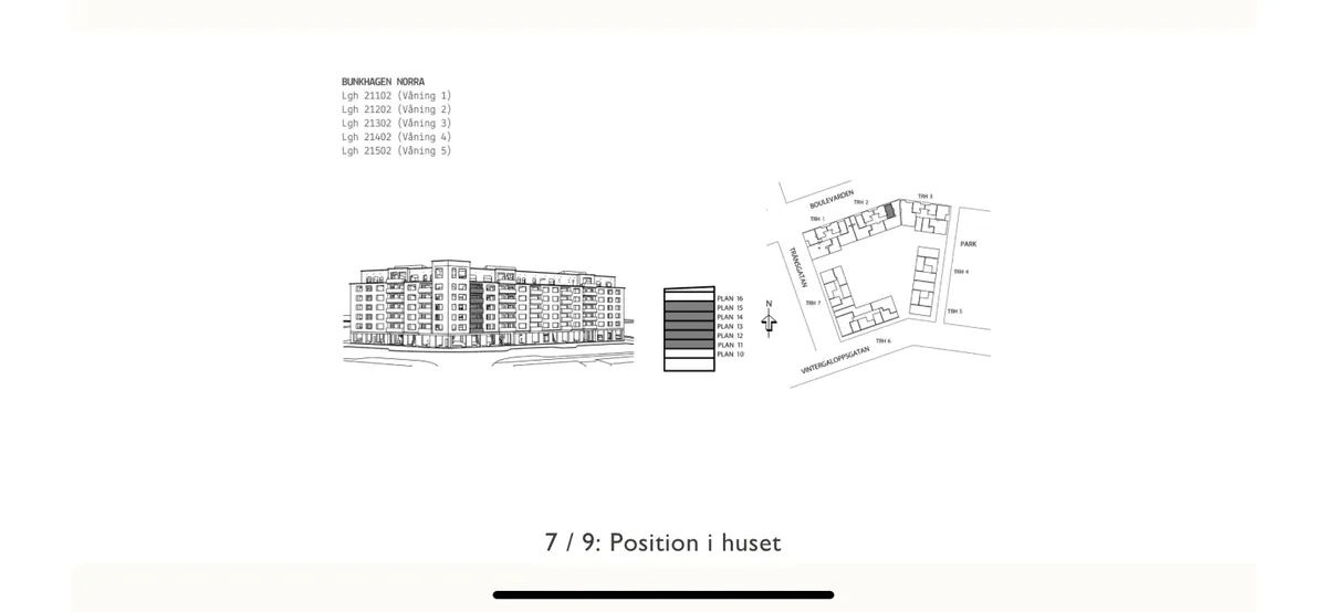 Hyreslägenhet på Täby i taby