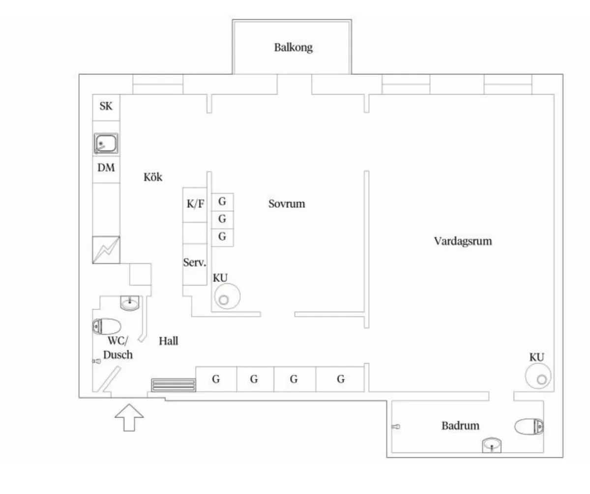Hyreslägenhet på Stockholm i stockholm