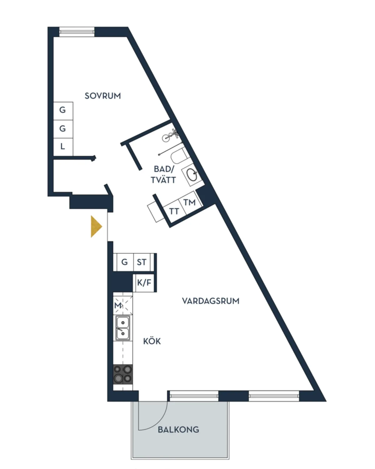 Hyreslägenhet på Bandhagen i bandhagen