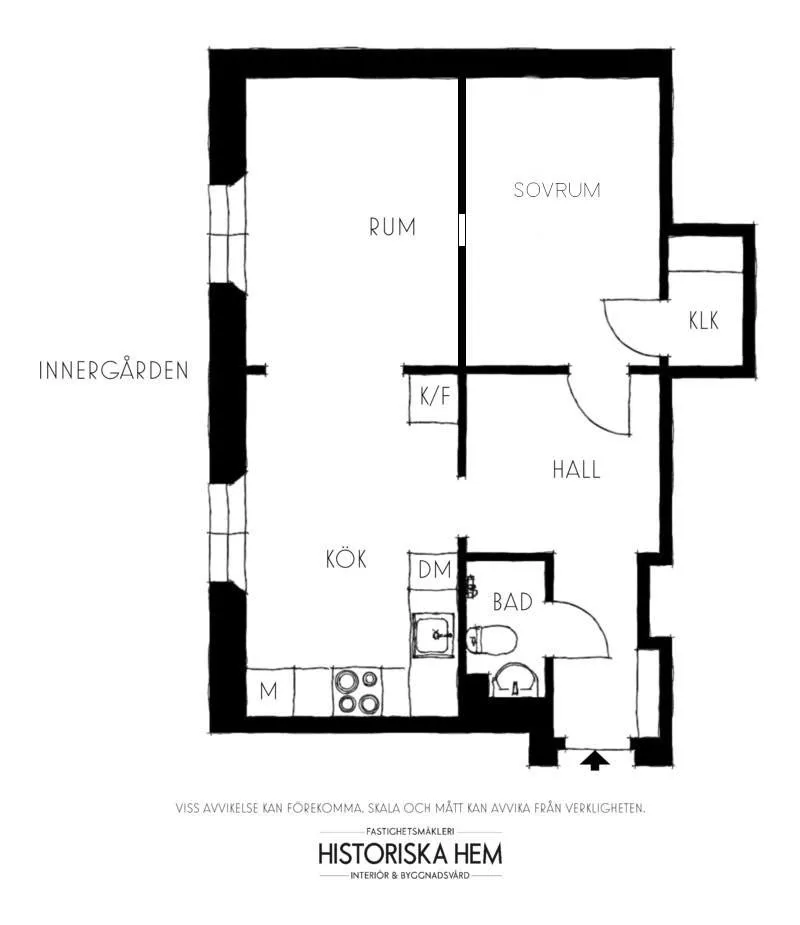 Hyreslägenhet på Enskede i enskede