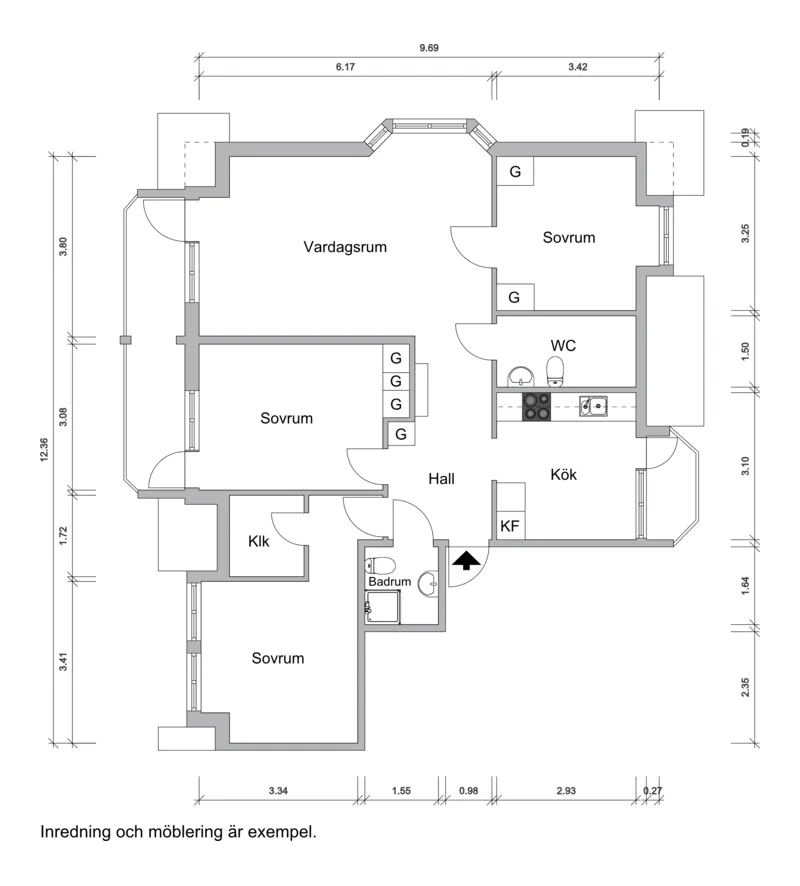 Hyreslägenhet på Skövde i skovde