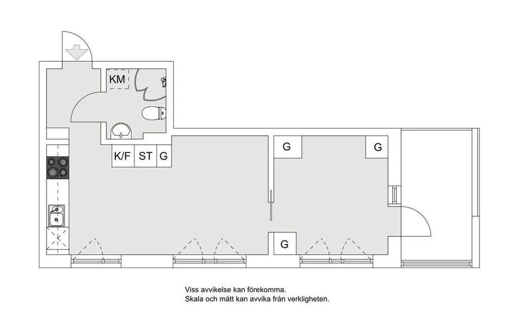 Hyreslägenhet på Spånga i spanga
