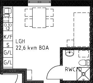 Hyreslägenhet på Stockholm i stockholm