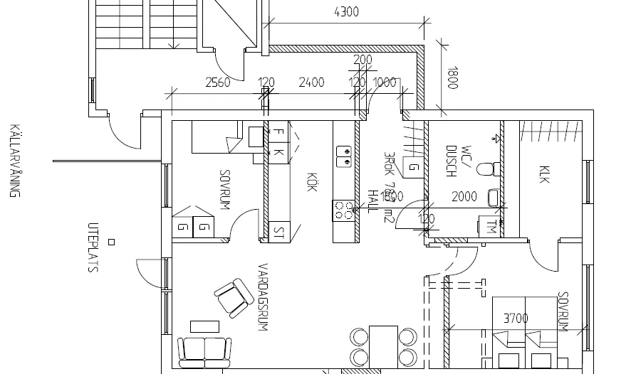 Hyreslägenhet på Oskarshamn i oskarshamn