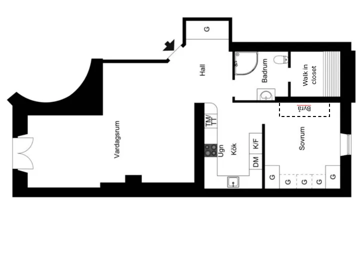 Hyreslägenhet på Stockholm i stockholm