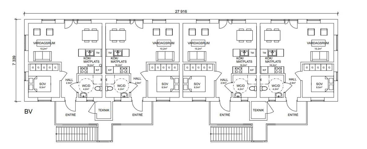 Hyreslägenhet på Kalmar i kalmar