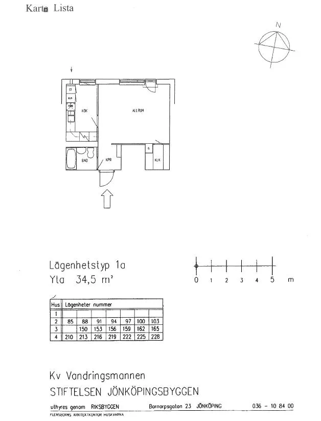 Hyreslägenhet på Jönköping i jonkoping
