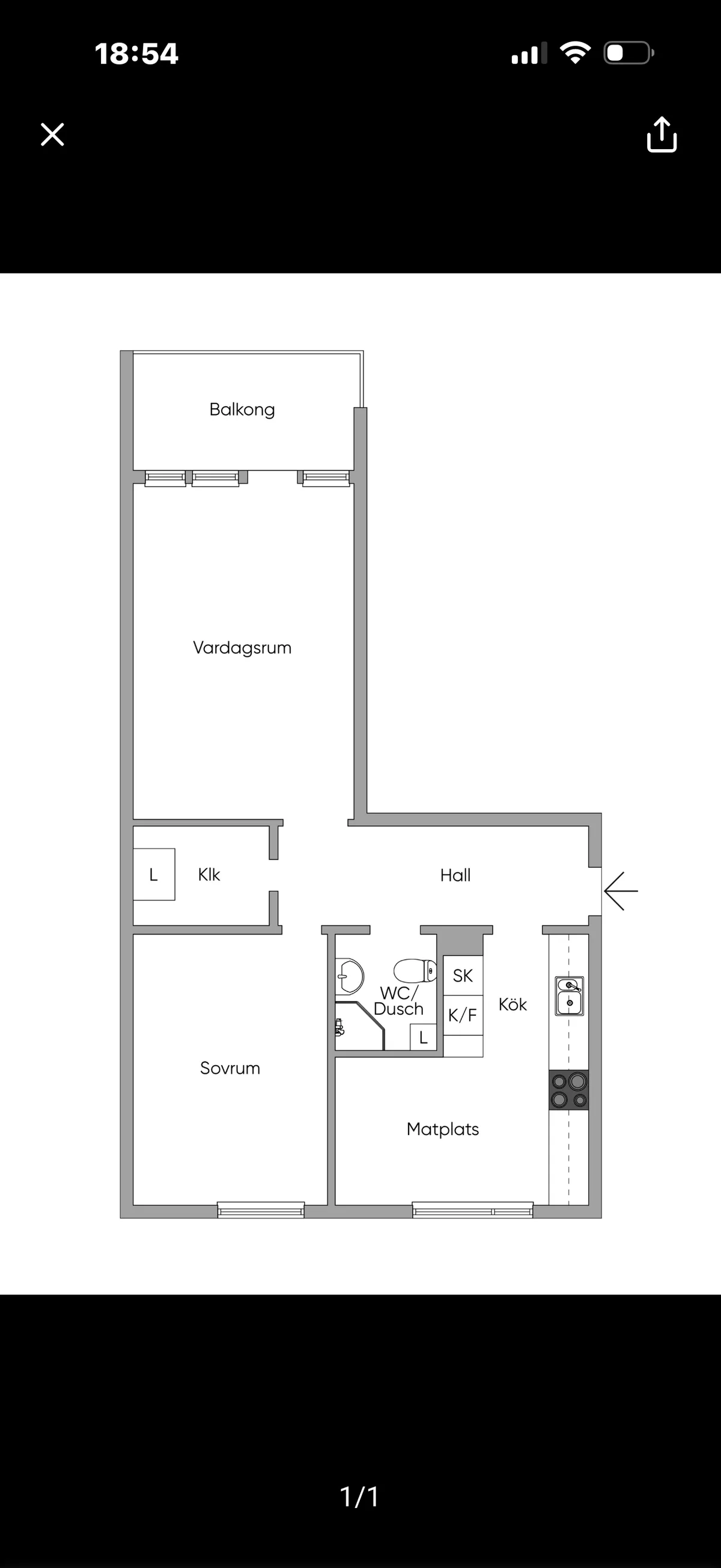 Hyreslägenhet på Borlänge i borlange