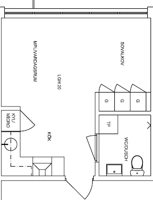 Hyreslägenhet på Malmö i malmo