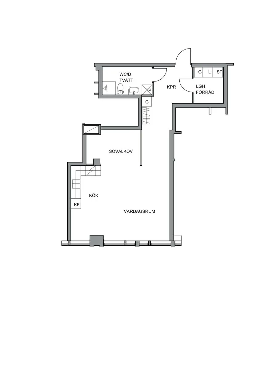 Hyreslägenhet på Borås i boras
