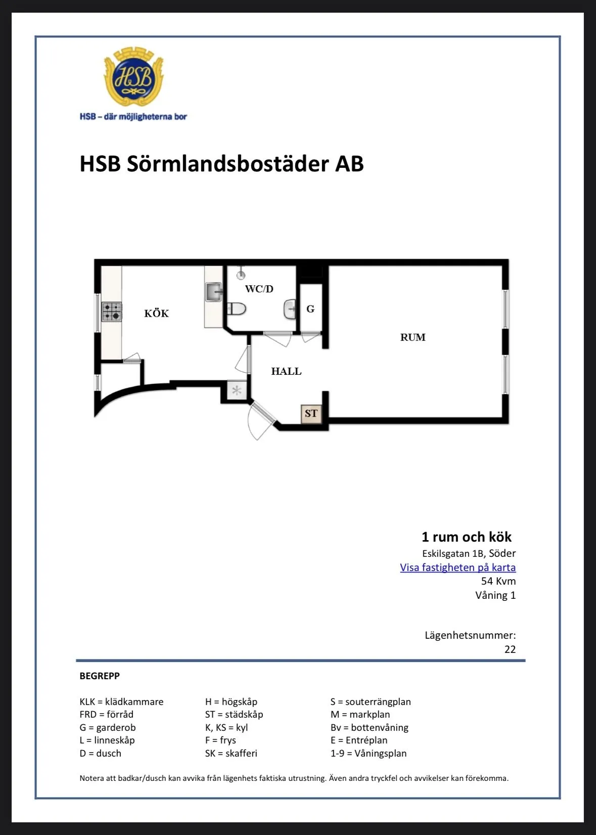 Hyreslägenhet på Eskilstuna i eskilstuna