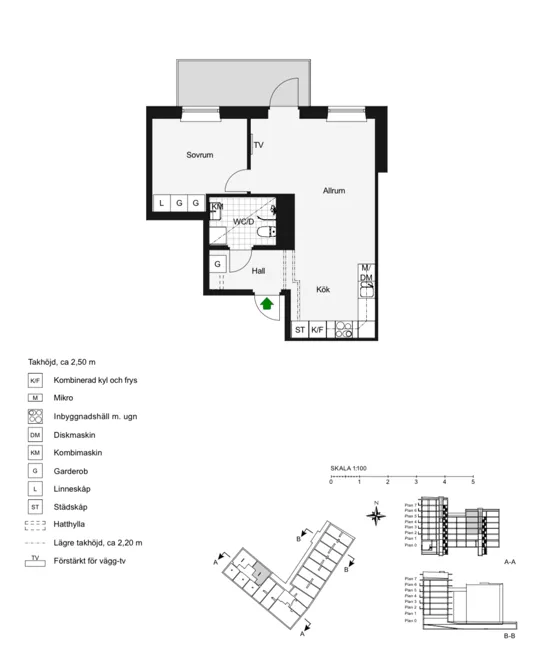 Hyreslägenhet på Täby i taby