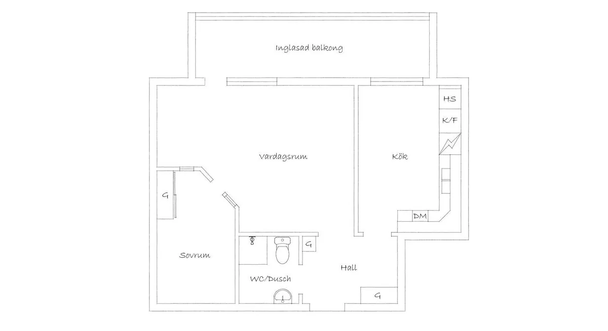 Hyreslägenhet på Huskvarna i huskvarna