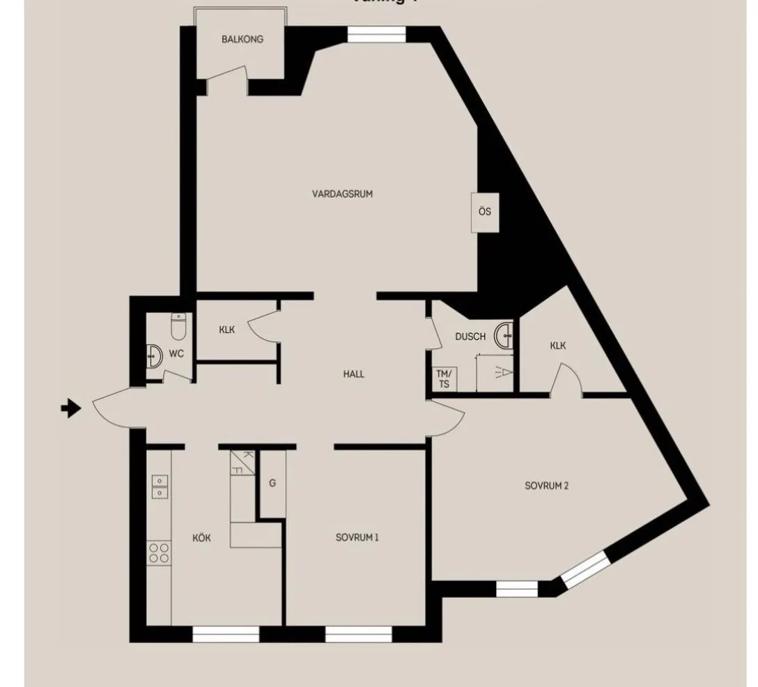 Hyreslägenhet på Gävle i gavle