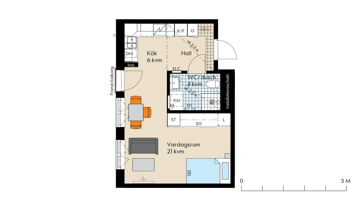 Hyreslägenhet på Limhamn i limhamn