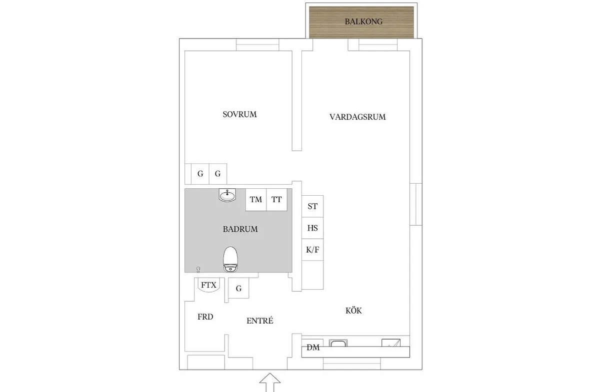 Hyreslägenhet på Växjö i vaxjo