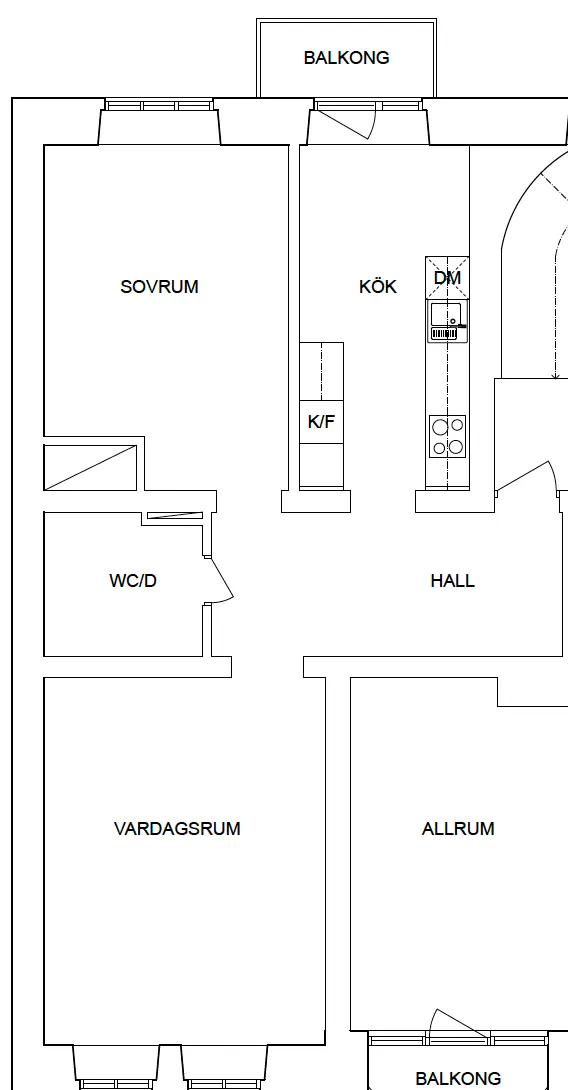 Hyreslägenhet på Norrköping i norrkoping