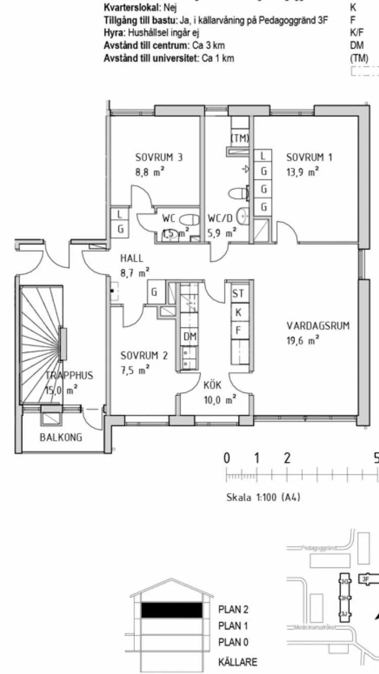Hyreslägenhet på Umeå i umea