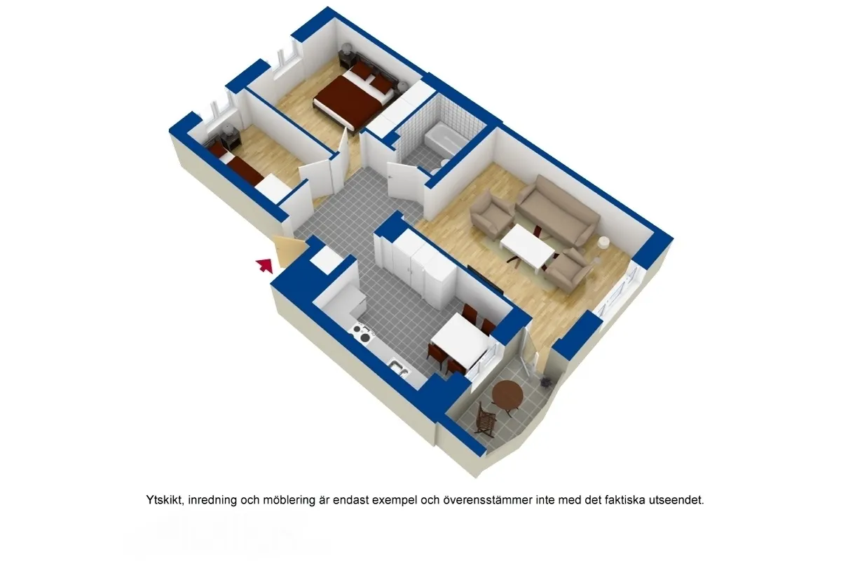 Hyreslägenhet på Västerås i vasteras