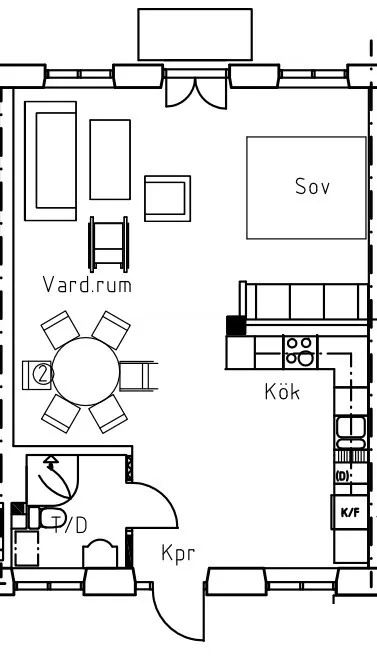 Hyreslägenhet på Kalmar i kalmar