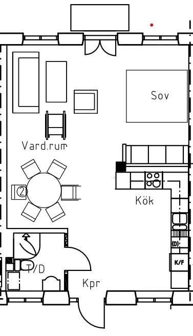 Hyreslägenhet på Kalmar i kalmar