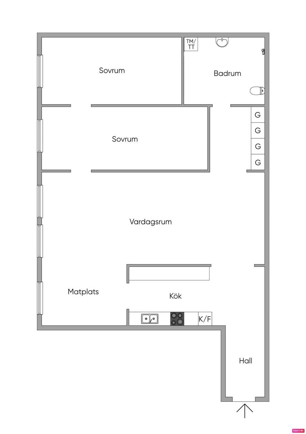 Hyreslägenhet på Stockholm i stockholm
