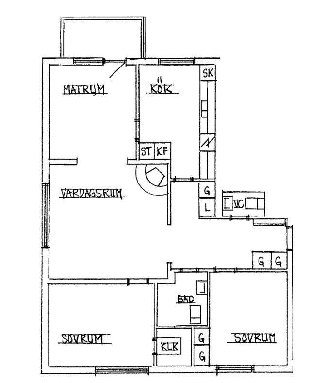 Hyreslägenhet på Katrineholm i katrineholm