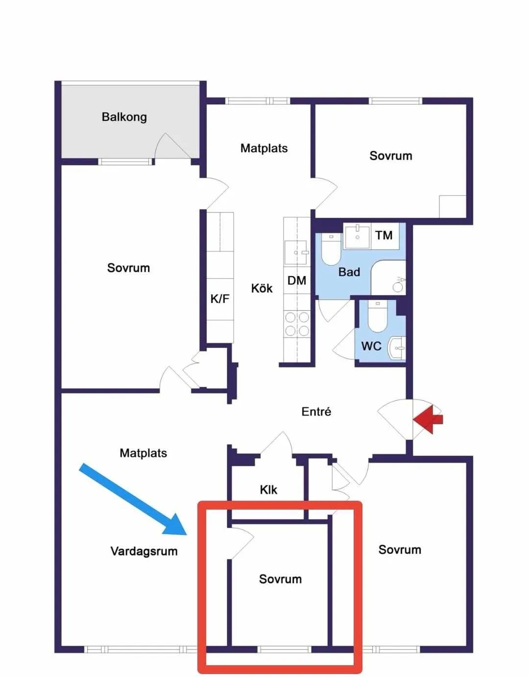 Hyreslägenhet på Västerhaninge i vasterhaninge