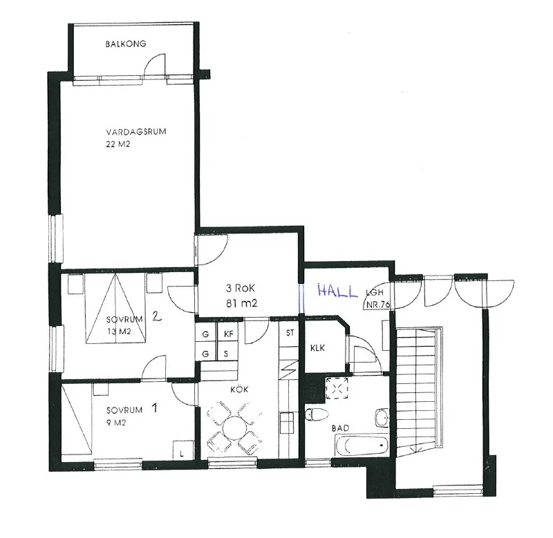 Hyreslägenhet på Perstorp i perstorp