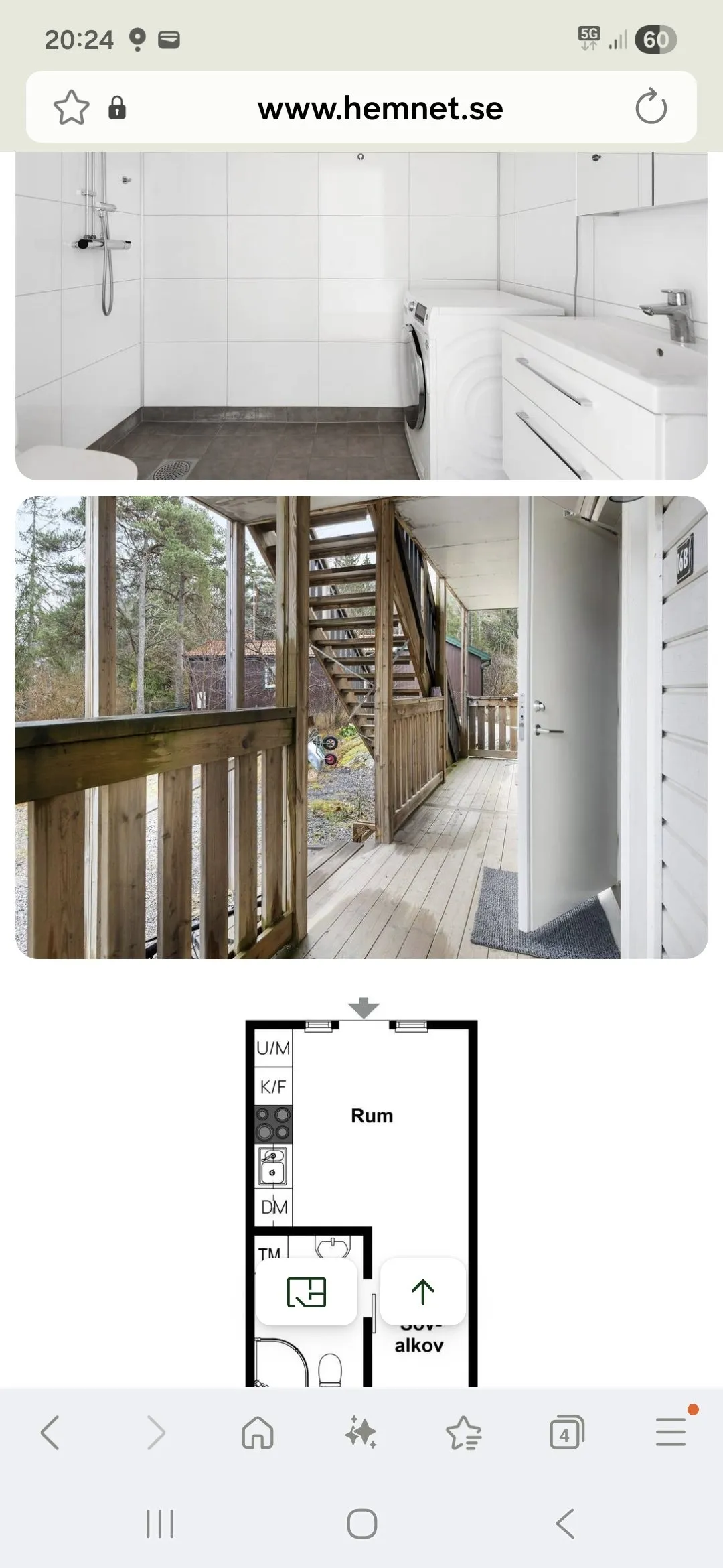 Hyreslägenhet på Saltsjö-boo i saltsjo-boo