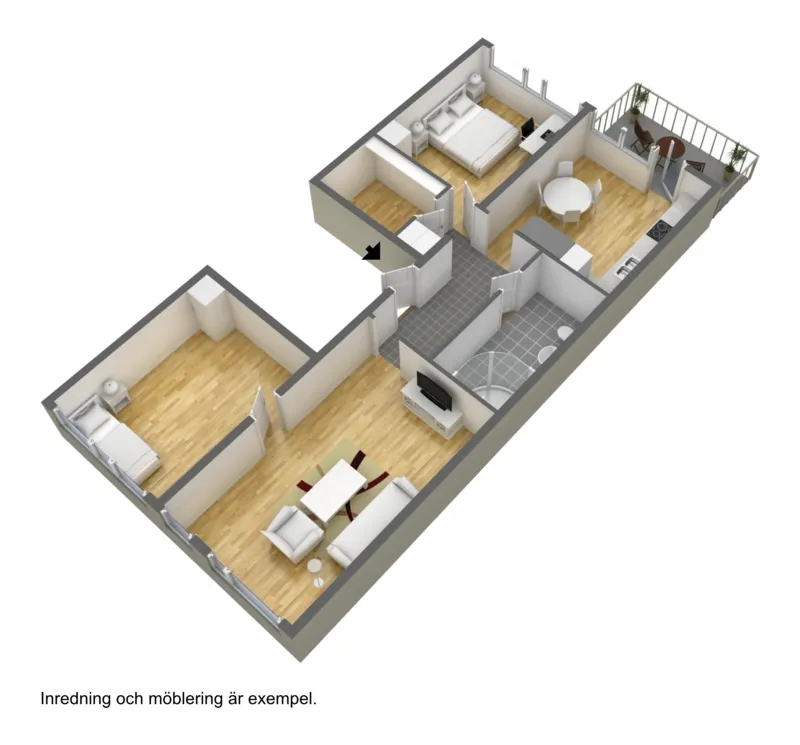 Hyreslägenhet på Borås i boras