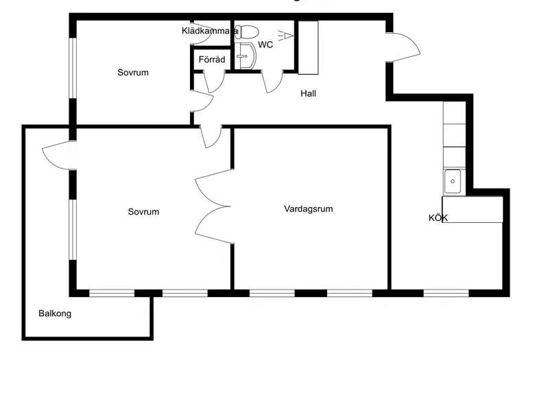 Hyreslägenhet på Sollefteå i solleftea